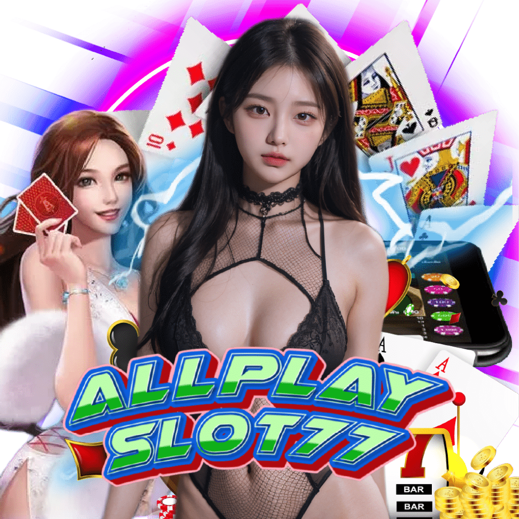 Casino theme with attractive characters.